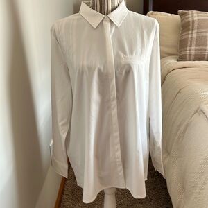 Modern Ambition Size Large White Long Sleeve Shirt NWT